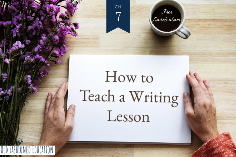 How to Teach a Charlotte Mason Inspired Writing Lesson Picture